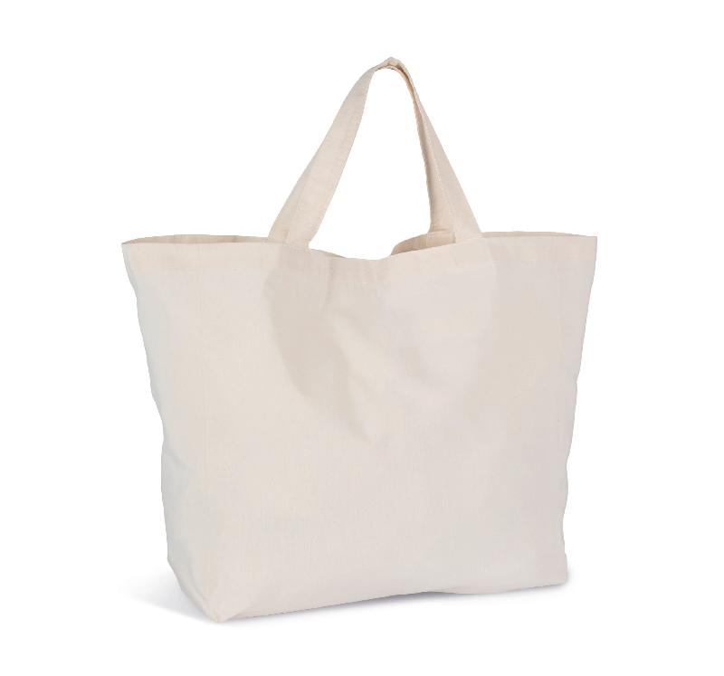 Sac shopping Made in France - Réf: KI5812 - 59% polyester recyclé / 41% coton recyclé - Marque: Kimood_0
