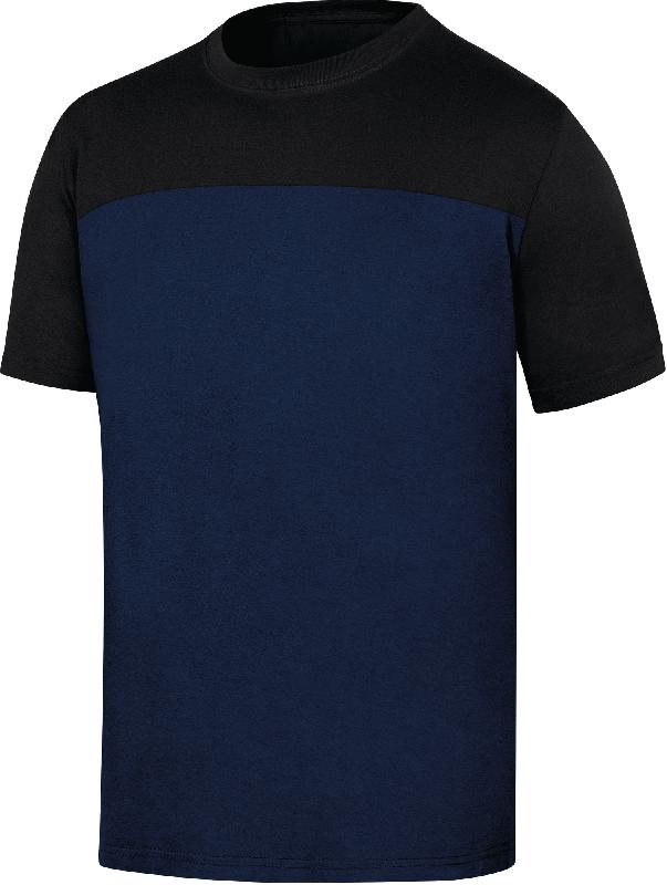 Tee-shirt 100% coton genoa2 bleu marine/noir tl - DELTA PLUS - geno2mngt - 848894_0
