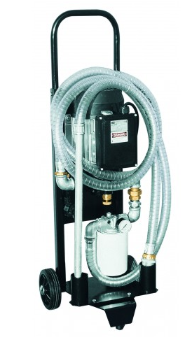 Unité mobile électrique de filtration d'huile - Pompe volumétrique à palettes - Débit 25 l/min - Marque Piusi_0