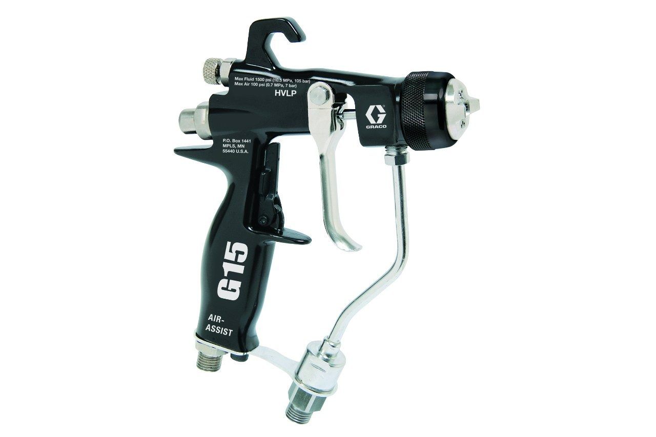 3a0283g pistolets pulvérisateurs à assistance pneumatique g15 et g40 - graco - 105 / 280 bar_0