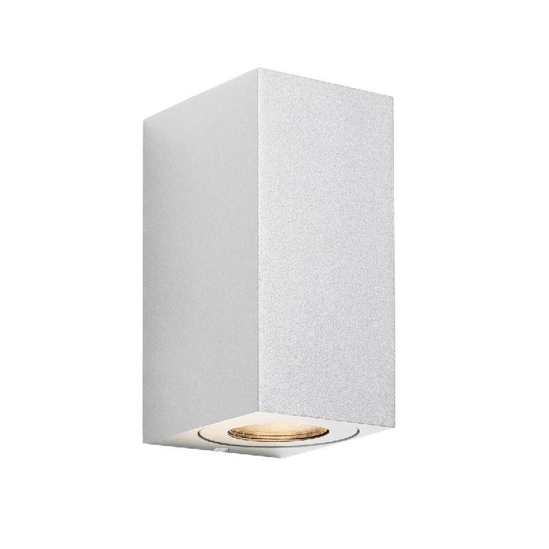 Applique murale CANTO Maxi kubi 2 Aluminium Blanc, H.17.2 - IP44 - GU10 /Nordlux Extérieur - blanc 5701581476080_0
