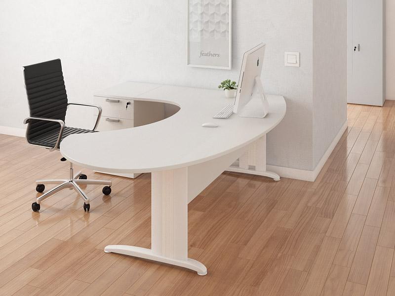 BUREAU DE DIRECTION CORE COMPACT XL AVEC CAISSON