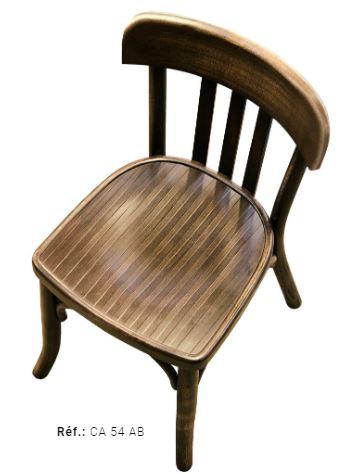 Chaise de restaurant 54 - assise standard - hauteur 83 cm - largeur 43 cm - 4,5 kg_0