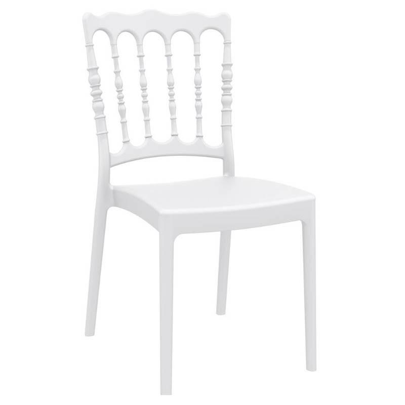 Chaise de reception Napoleon blanche - BLANC_0