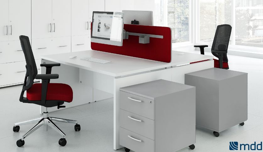 Cloisonnettes de bureaux Office Design - tissu ignifugé, punaisable, surface aimantable_0