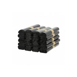 DELAISY – KARGO - Sacs poubelle 50L en polyéthylène basse densité noir - Épaisseur 30µ - Carton de 500 sacs (5 rouleaux de 10) - 124094_0