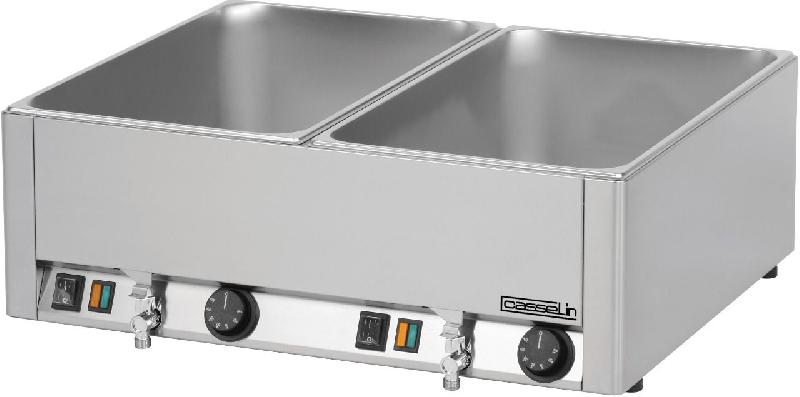 Double bain-marie 2 robinets vidange CBMDV CASSELIN_0