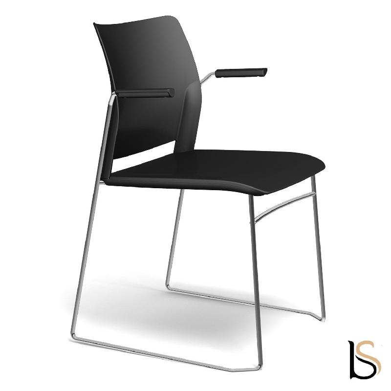 Fauteuil de conférence ADELA - Sokoa - Noir_1