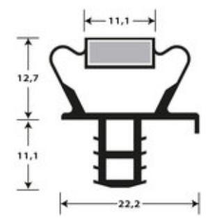 Joint pvc magnetique pour meubles frigos jpc-181_0