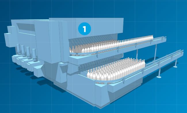 Laveuses industrielles alimentaires - Bonfiglioli - pour bouteilles avec solutions d'hygiène et motoréducteurs spécialisés_0