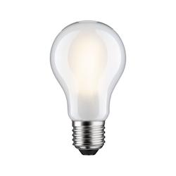 Paulmann Eco-Line Filament 230 V Ampoule LED E27 Luminaire individuel  470lm 2,5W 3000K gradable Dépoli 29255 - blanc verre 29255_0