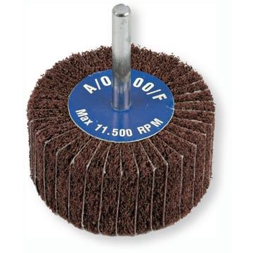 Roue à lamelles mixte - Berner - avec tige de 6 mm pour acier, inox, métaux non ferreux, bois et plastiques_0