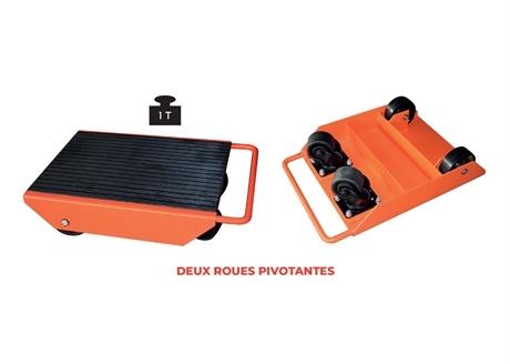 Rouleur avec galets pivotants capacité 1 tonne RGP1002_0