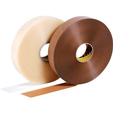 Ruban adhésif machine polypropylène Scotch® 3M 3739 - Hot Melt transparent 75mm x 990m, idéal pour caisses jusqu'à 35kg_0