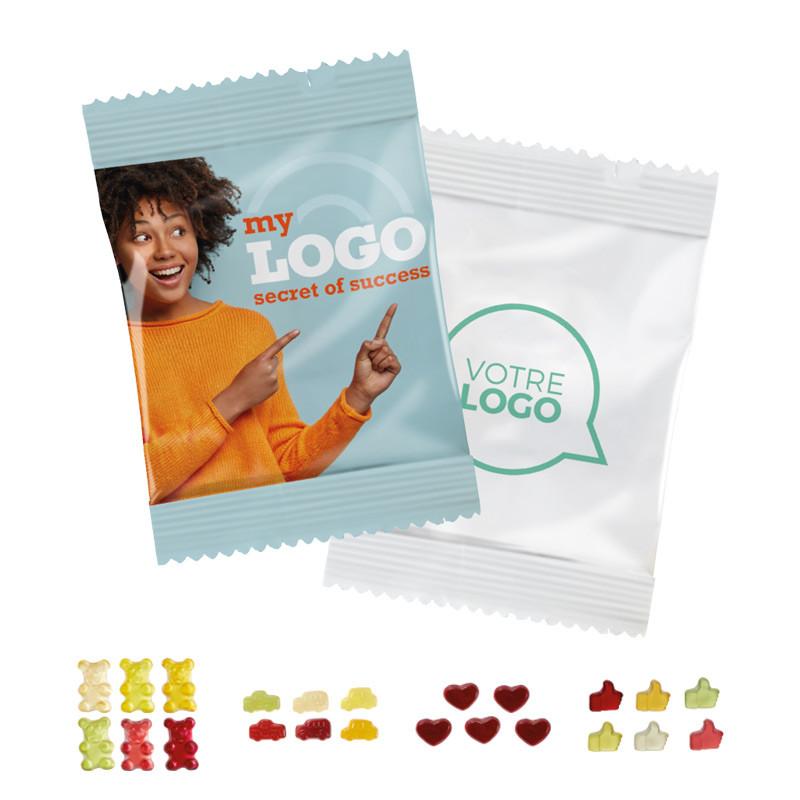 Sachet de gommes de fruits Alessa - Bonbons personnalisés et confiserie publicitaire_0