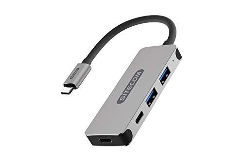 SITECOM CN-384 HUB USB-C 4 PORTS | USB-C MÂLE VERS 2 USB 3.1 + 2 PORTS_0