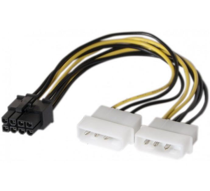 Adaptateur d'alimentation Molex vers PCI-E 8 pins - 15 cm - Référence 146693_0