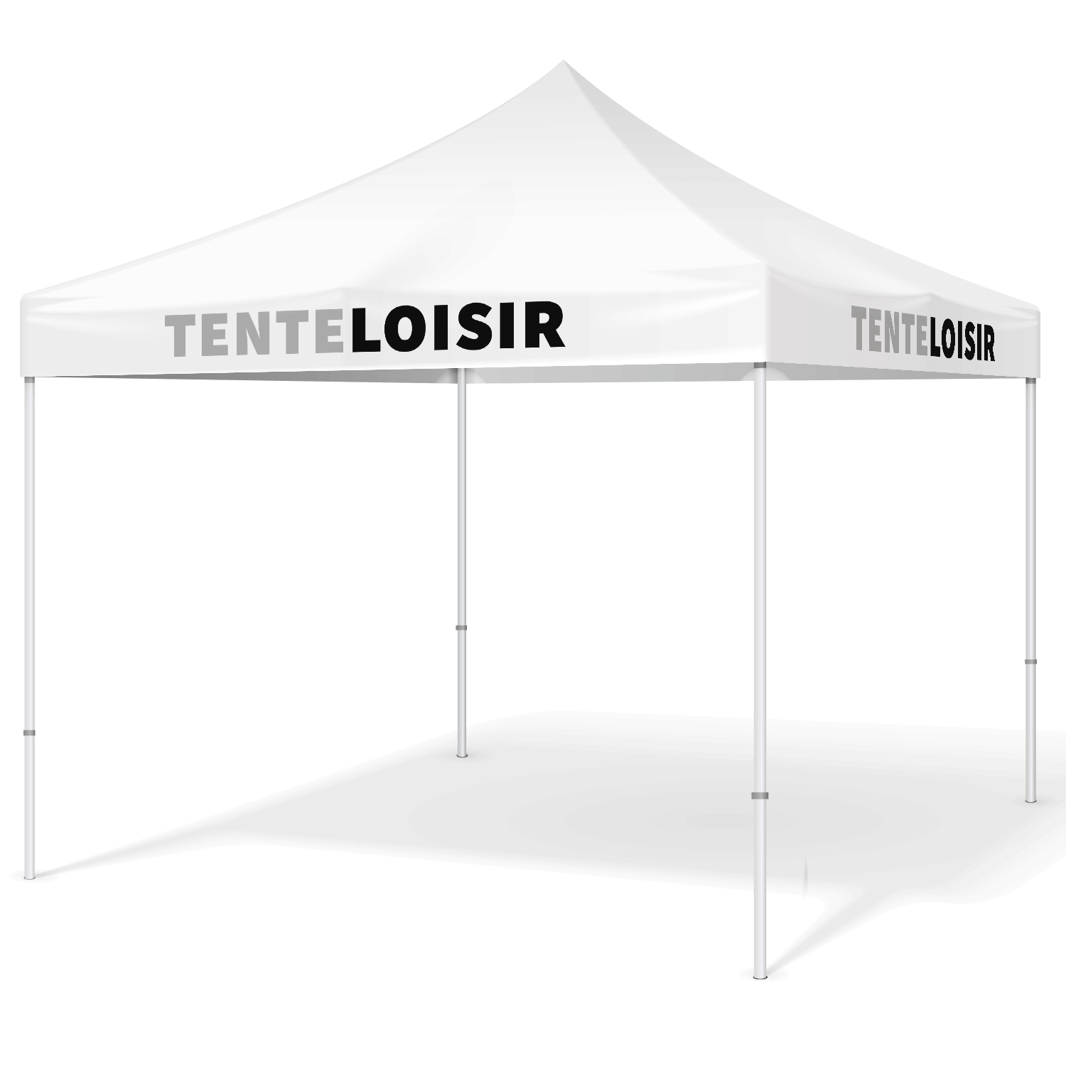 Barnum 3x3 personnalisé blanc - léger, pratique et économique - gamme loisir_0