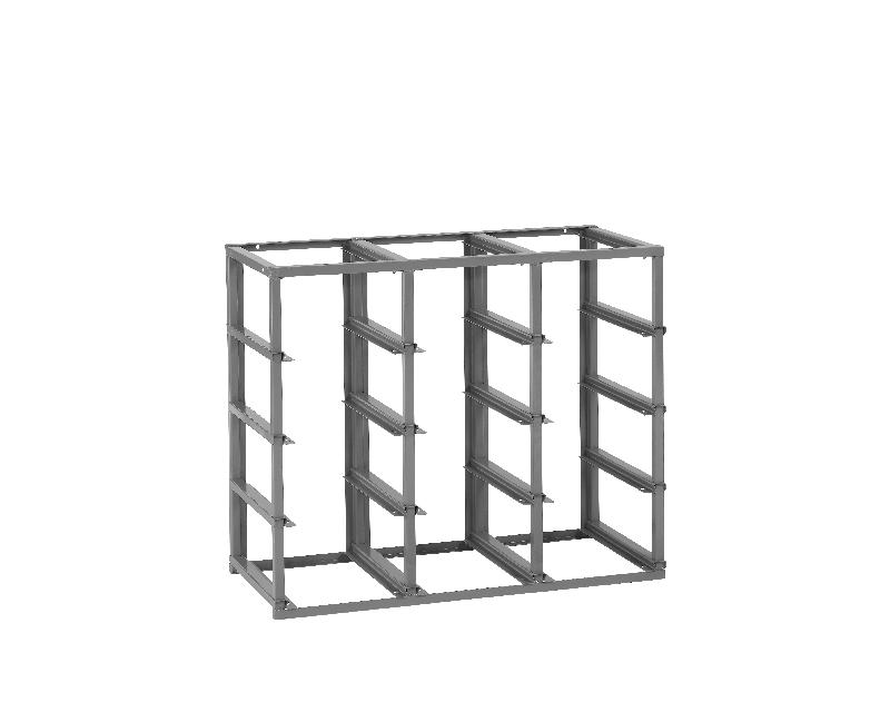 Bâti vide pour rack de rangement 12 postes 27/28 litres_0