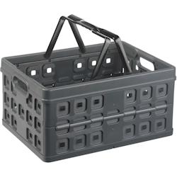 Boîte pliante avec poignée Square 32L Sunware - gris H6180188_0