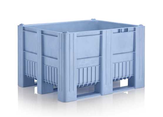 Caisse palette-plastique monobloc 800x1200 mm bleu ciel - CPP812/CB1/B_0