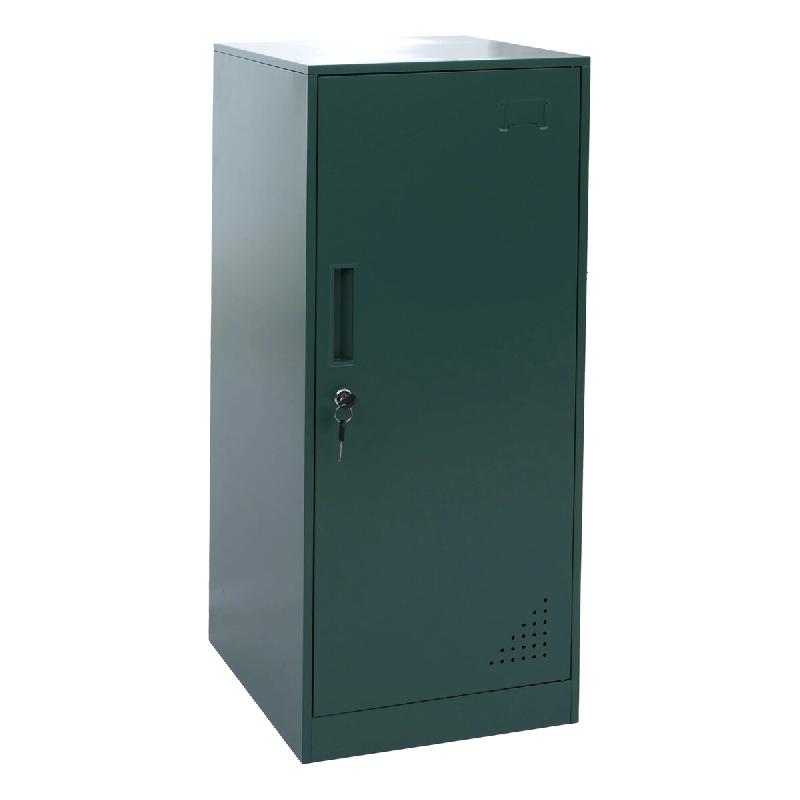 Décoshop26 - Armoire vestiaire métallique avec tringle et étagère amovible 90x38x45 cm acier vert 04_0008961 - métal 3000267244367_0