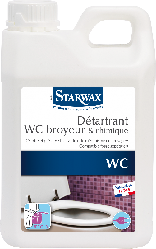 Détartrant WC et broyeurs STARWAX - 2L - pour WC chimiques et broyeurs_0