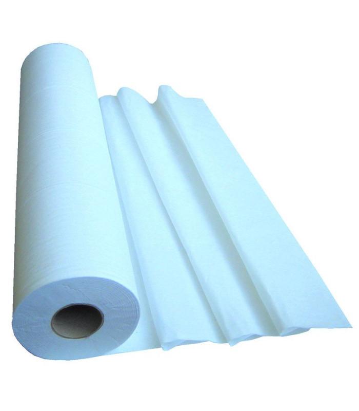 Draps d'examen jetables - bleu plastifié 50x38 cm - 180 formats - carton de 6 ou à l'unité_0