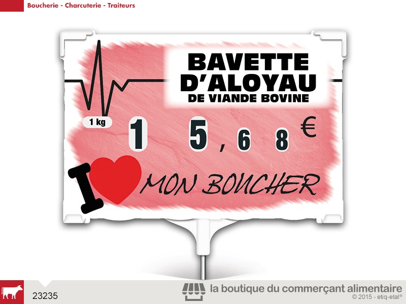 ETIQUETTE RAPID'ETIQ N°2 LOVE BOUCHER À  TEXTE