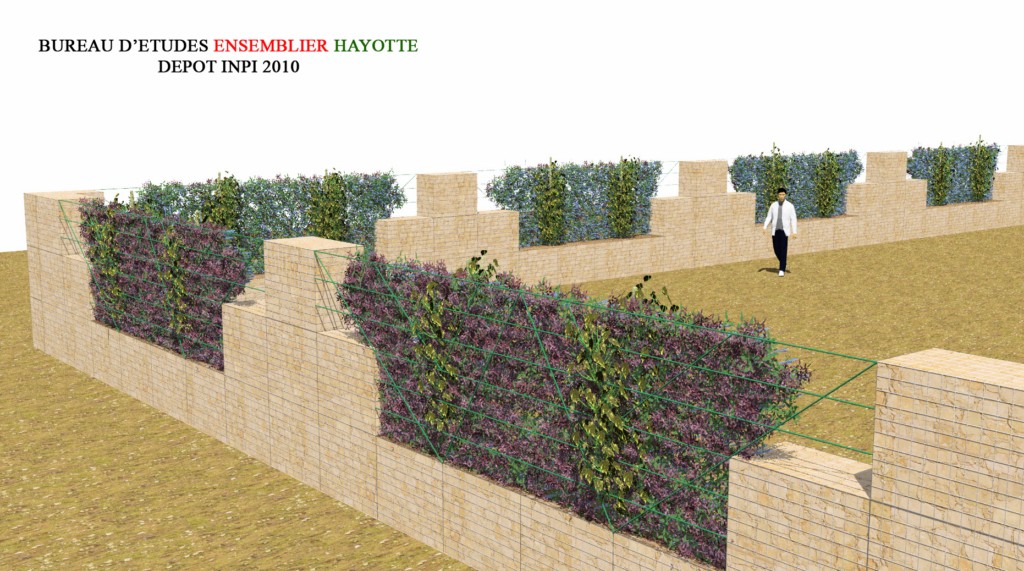 Gabion n°1 - unique et innovant concept déposé à l'INPI pour murs de 2 m à 2,50 m_0