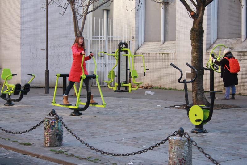 Appareil cardio en acier galvanisé avec accessoires et application FreeTness - PATINEUR SIMPLE_0