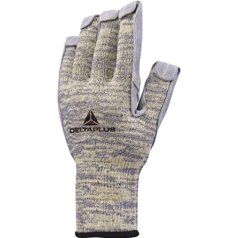 Gant anti-coupure tricot HEATnocut - paume croûte de bovin - jauge 10 - Réf. VECUTDX0_0
