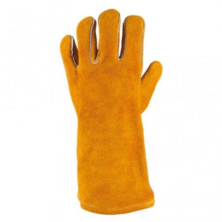 Gants de protection courts en cuir pour soudeur, L KS Tools | 985.7035_0