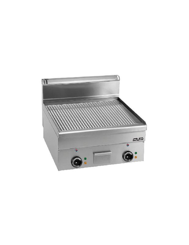 Grillade électrique à poser - Plaque en acier inoxydable - 600x510 mm - MBM EFT66R_0