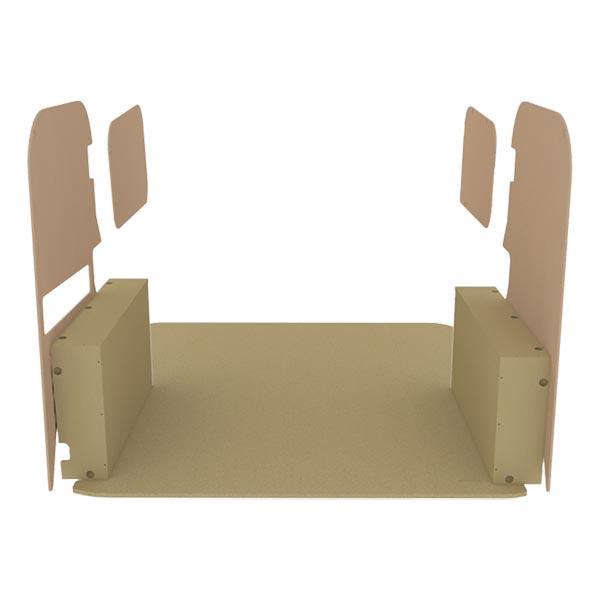 Habillage bois natural K2 aggloméré + MDF / Portes arrière incluses_0