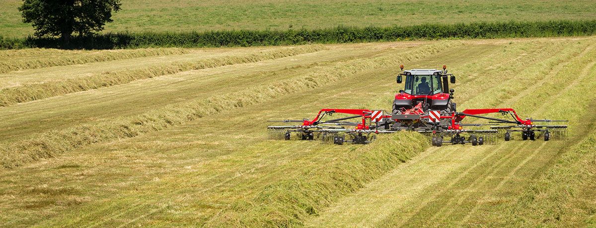 Mf rk 451 dn - andaineur monorotor, attelage 3 points, tête pivotante - massey ferguson - 4,5 m_0