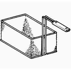 Panier pour friteuse - 1/2 panier A99/PP20 - Dimensions 130x360xh140mm_0