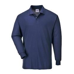 Portwest - Polo de travail manches longues Bleu Marine Taille S - S 5036108162161_0