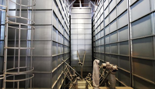 Silo de stockage modulaire carré pour grains et tourteaux - Densité max. 900kg/m3 - Modulsilo SKIOLD_0