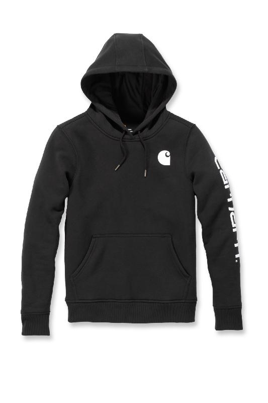 Sweat-shirt à capuche clarksburg pour femme tm noir - CARHARTT - s1102791001m - 786287_0