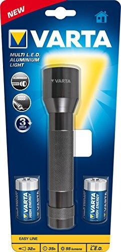Lampe torche à LED VARTA 16628 - Multi LED Alu Light 2C - 7x5mm_0
