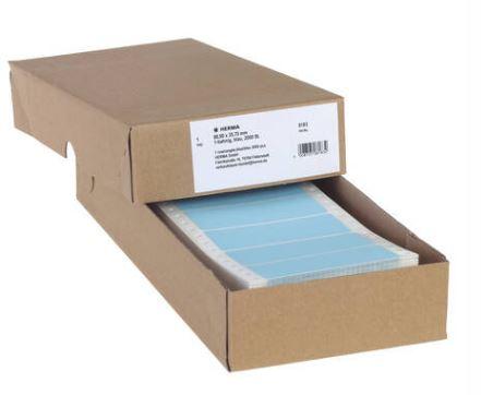Étiquette adhésive pour ordinateur en continu - 88,9 x 35,7 mm - Référence 8183 - couleur bleue - 2000 étiquettes_0