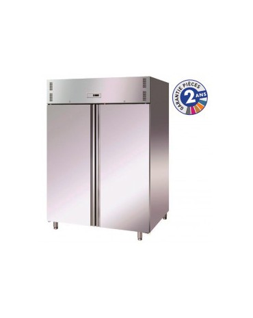 A1400TN - Armoire réfrigérée inox deux portes, froid ventilé, 1476L - 2010(h) x 1480(l) x 830(p)mm_0