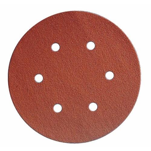 DISQUES ABRASIFS ANTI-ENCRASSANT PERFORÉS 9 TROUS KP 131 - GRAIN 120 VSM