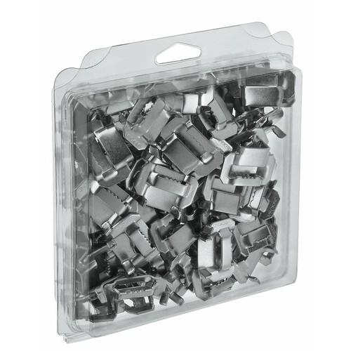 AGRAFE POUR FEUILLARD INOX - LARGEUR 20 MM - 100 PIÈCES SERFLEX