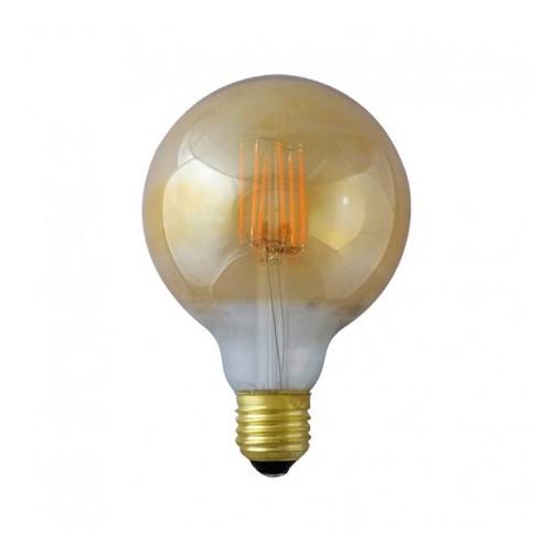 Ampoule led fil cob globe g95  e27 8w 2700°k eclairage or_0