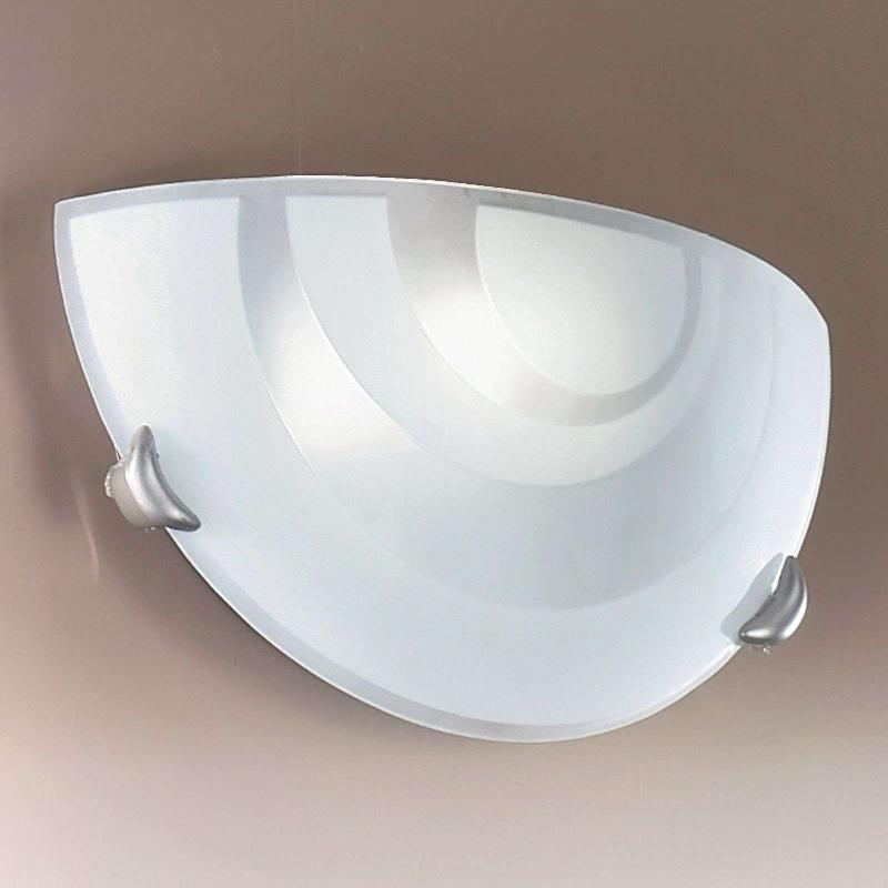 ORION APPLIQUE MURALE ADA EN VERRE OPALE, SEMI-CIRCULAIRE