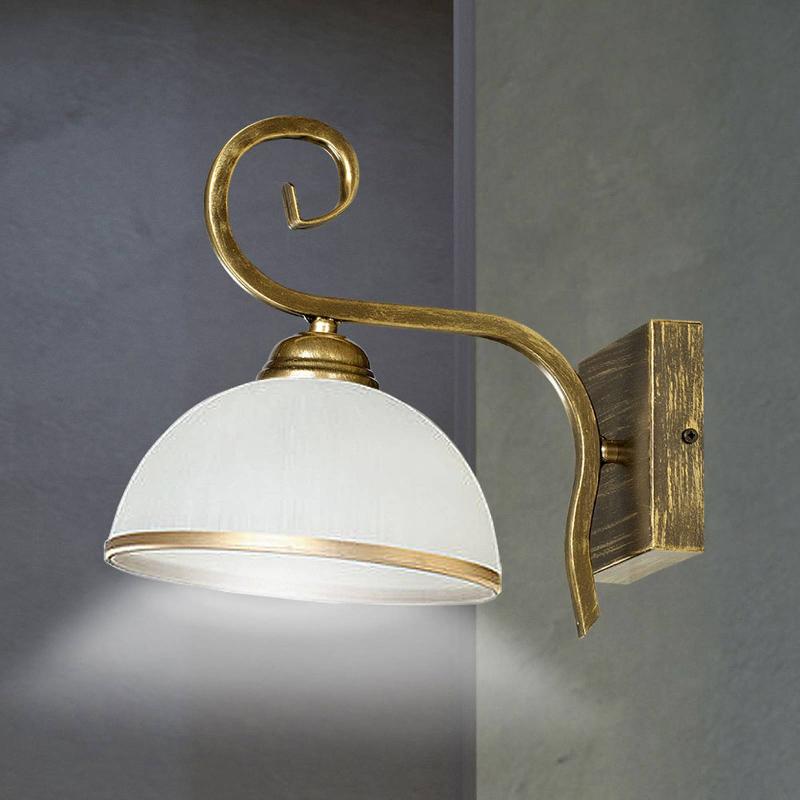 EMIBIG LIGHTING APPLIQUE WIVARA K1 AU DESIGN CLASSIQUE, DORÉE