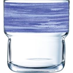 Verre à eau 22 cl bleu Log Brush - Arcoroc - bleu verre N6994_0