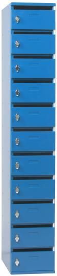 Armoire boîtes aux lettres - DLM 811/I - Acier laminé à froid, 11 casiers_0